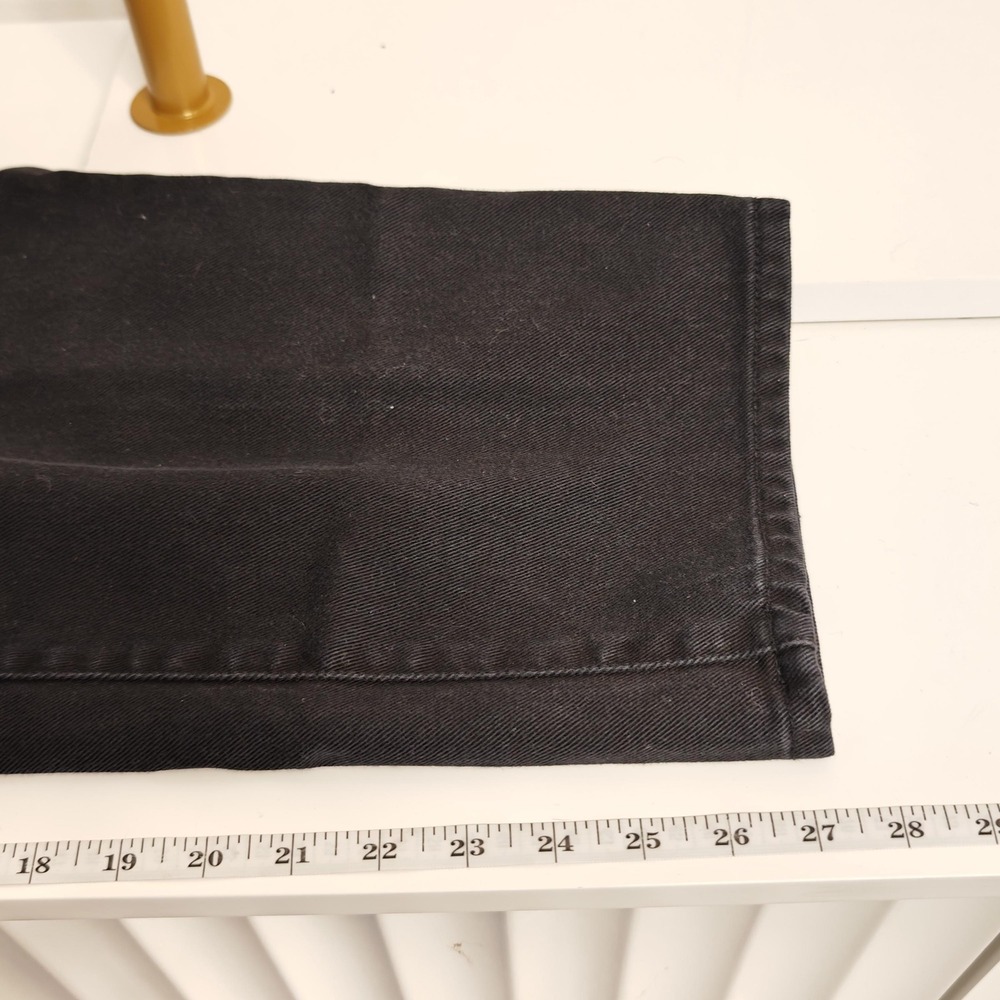 LA Blues‎ Vintage Baggy Black Washed Denim Jeans 18WP 100% Cotton Plus Wide Leg - Picture 6 of 8